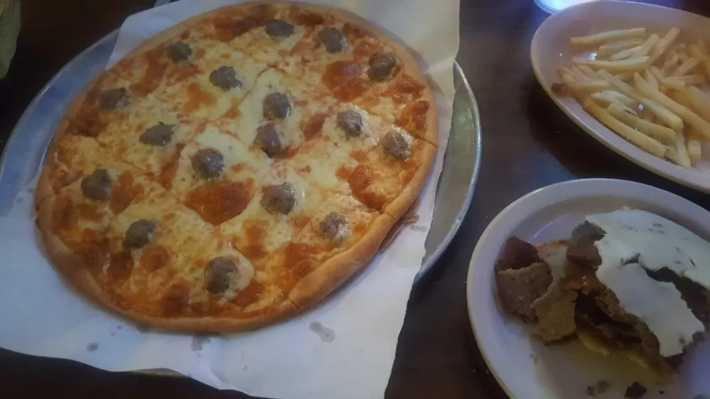 Sausage Pepperoni & Hot Cheese Pizza